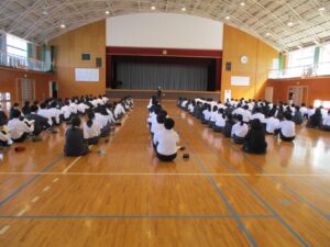 【１年生】学年集会