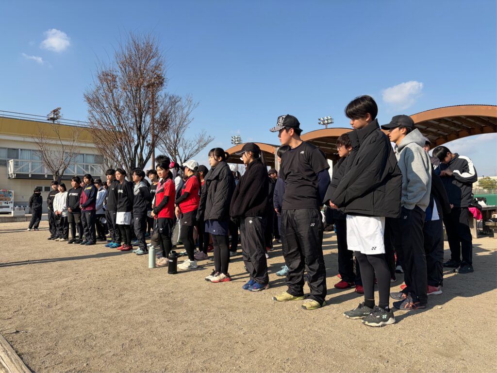 【ソフトテニス部】2026年初の練習試合