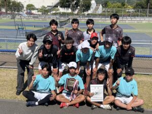 【ソフトテニス部】備西地区学校対抗戦