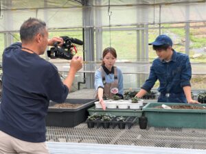 【グリーンライフコース】テレビ取材（RSK，OHK）