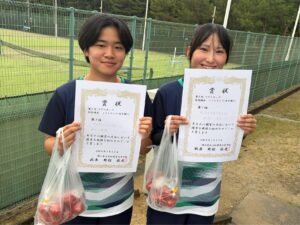 【ソフトテニス部】大会報告《優勝》