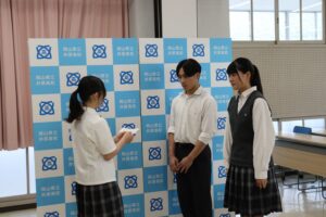 令和８年度　1学期　表彰伝達式・壮行式・終業式を