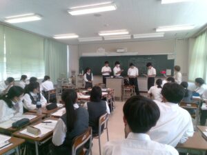 【進路】1,2年生「学部・学科ガイダンス」